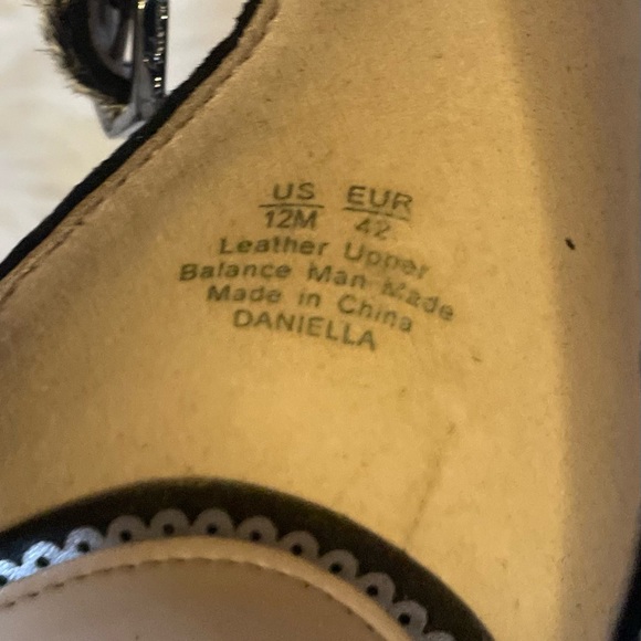 Sam Edelman Daniella Zebra Print Calf Hair & Suede Sandals Block Heel Size 12 - Picture 6 of 6